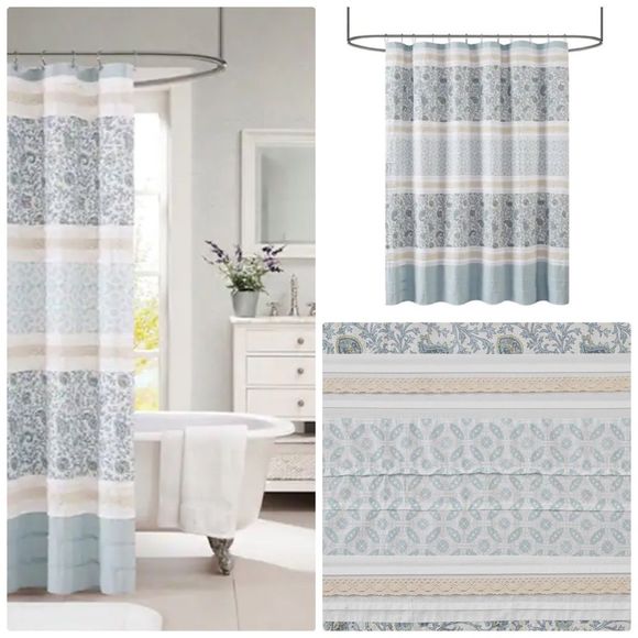 Madison Park Bath Nwt Madison Park Vanessa Shower Curtain 72 Poshmark